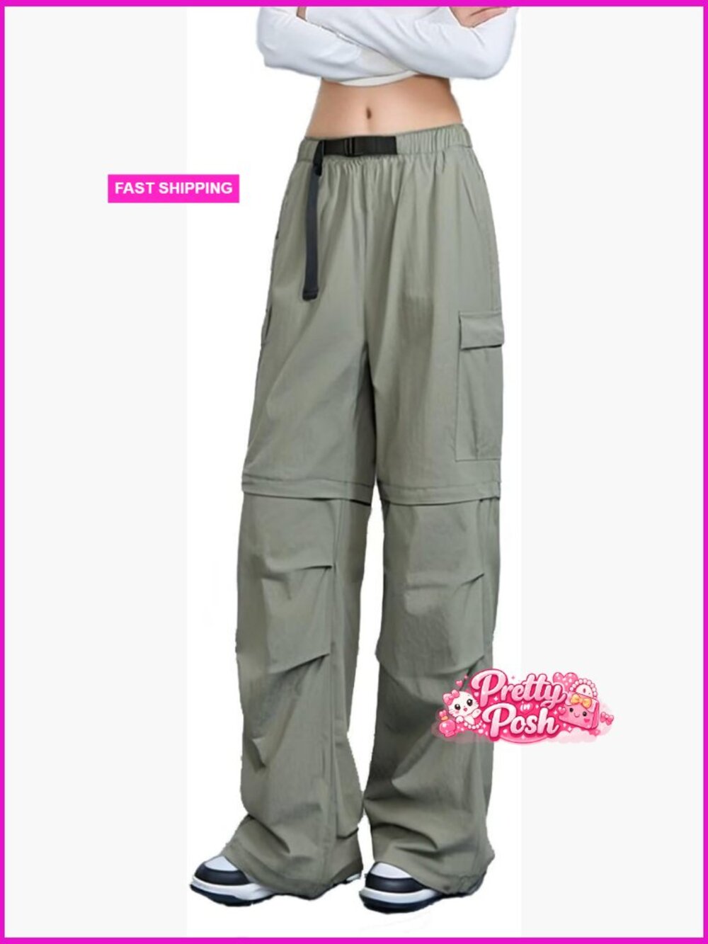 Quick Dry Nylon Convertible Cargo Pants for Hiking and Outdoor Travel
